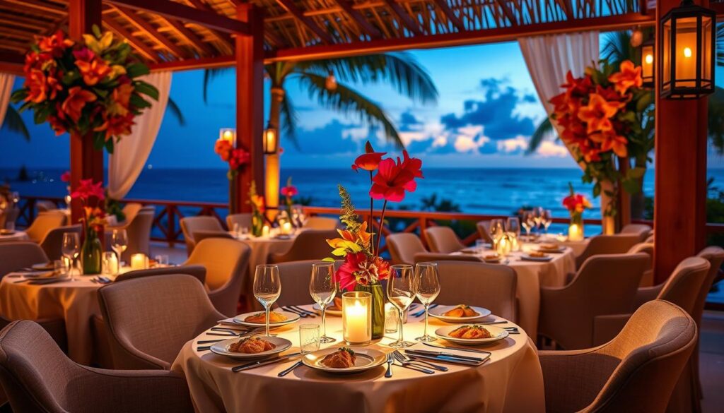 Dining options at Grand Sirens Punta Cana