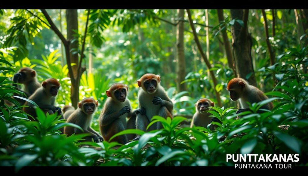 Monkey encounters at Monkey Land Punta Cana