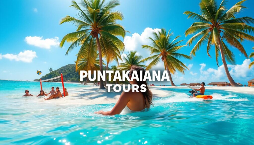 Popular excursions in Punta Cana including beach activities, water sports, and cultural tours.