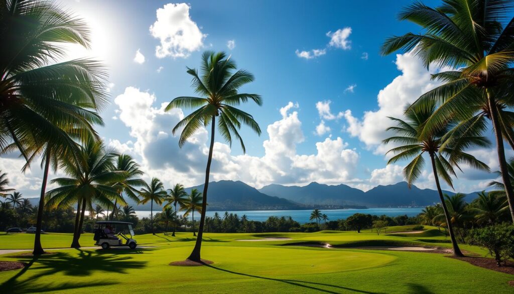 Punta Cana golf course landscape