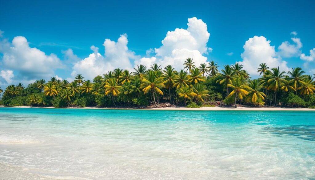 beautiful scenery on Saona Island