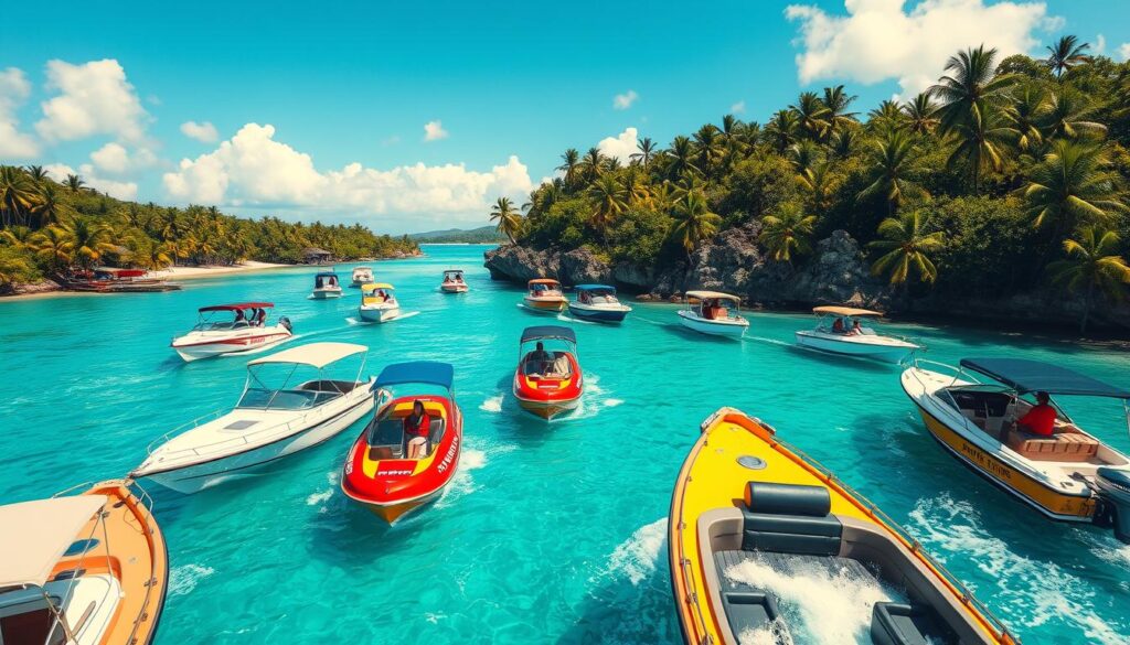 boat tour options in Punta Cana