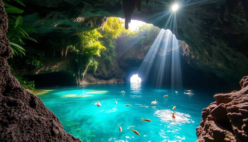 cave swimming experience in Punta Cana