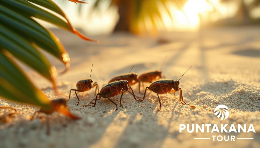 common sand fleas in Punta Cana
