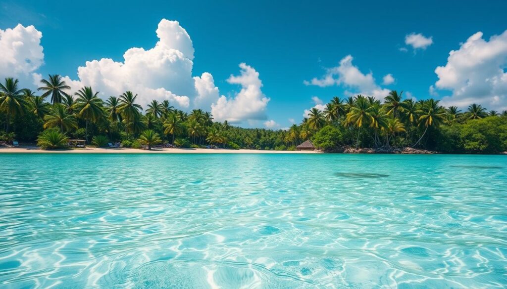 crystal-clear waters of Saona Island crystal-clear waters of Saona Island