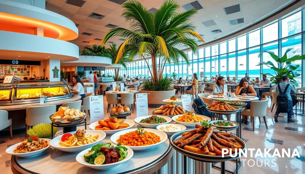 international cuisine at Punta Cana airport restaurants