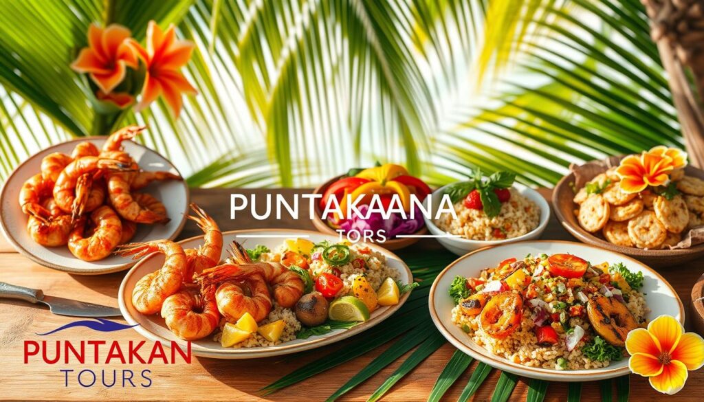 menu highlights tropical flavors