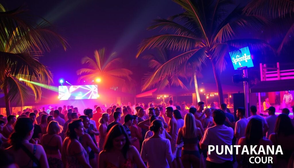 nightlife scene in Punta Cana