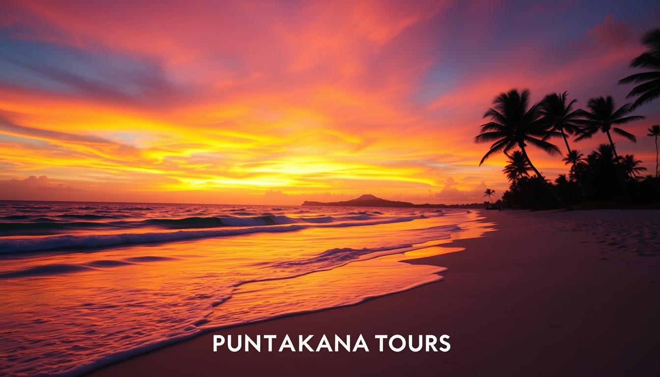 punta cana beach sunset