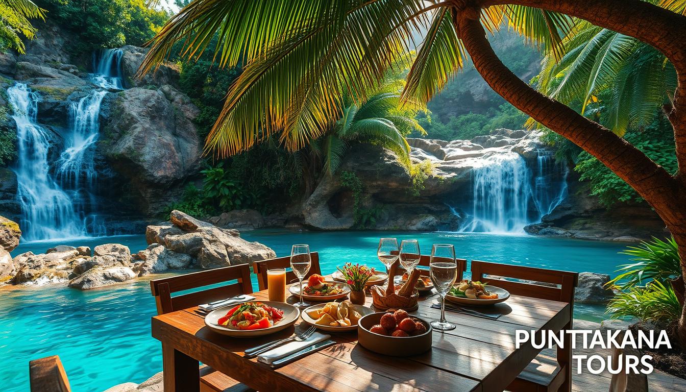 punta cana water fall tour with lunch and dinner