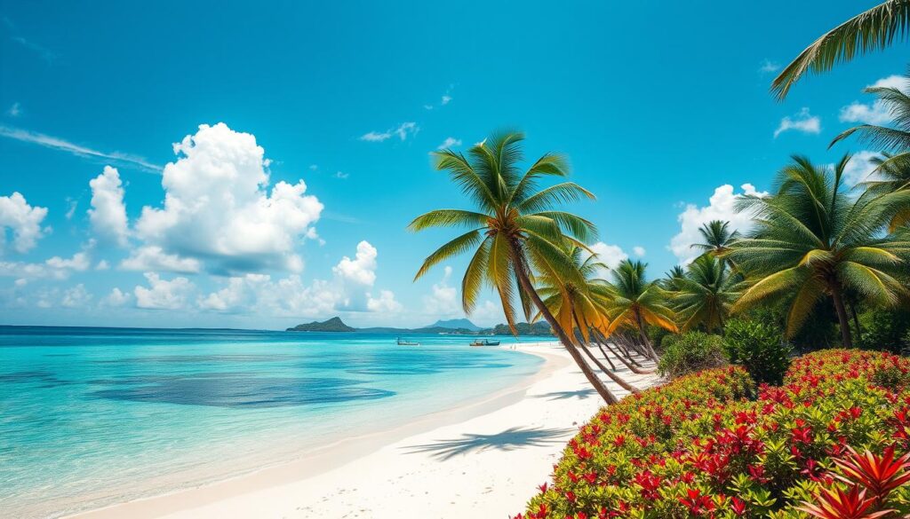 stunning beaches and tropical scenery on Saona Island