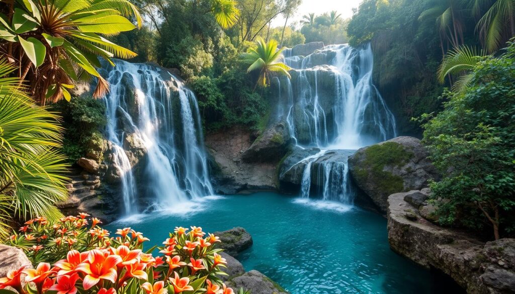 waterfall beauty in Punta Cana excursions