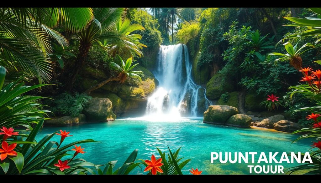 waterfall excursion in Punta Cana