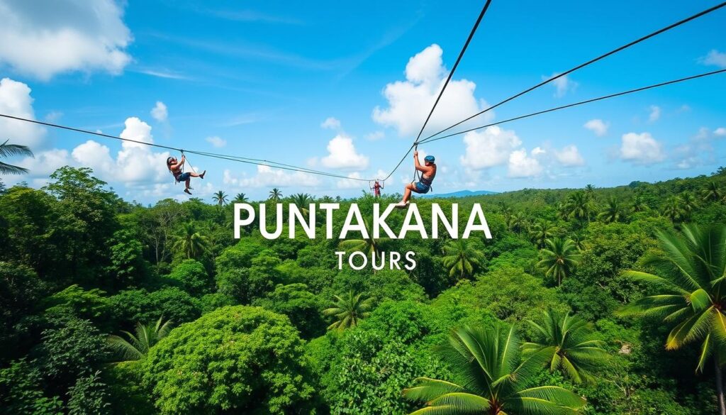 zip-lining Punta Cana