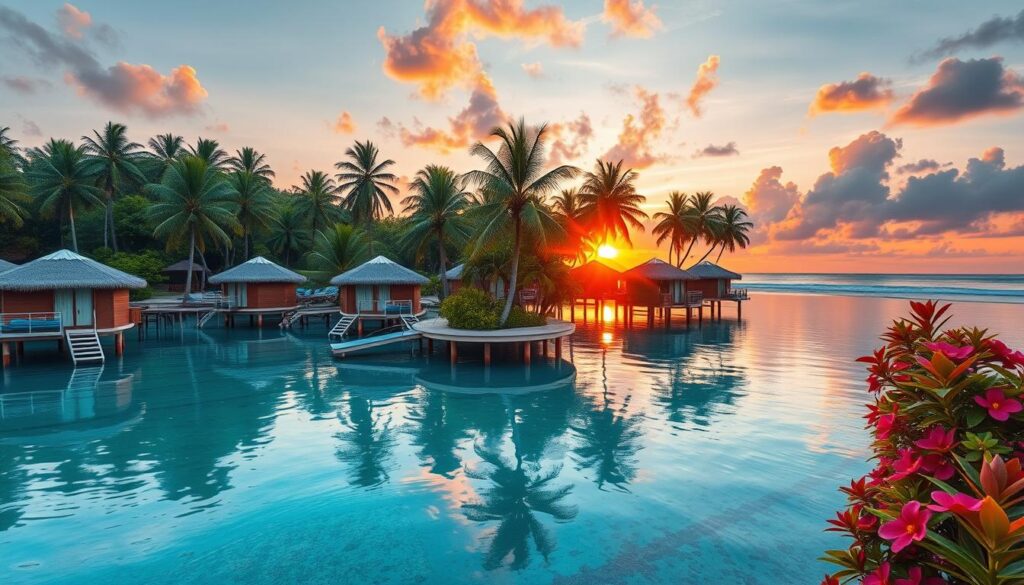 overwater bungalows
