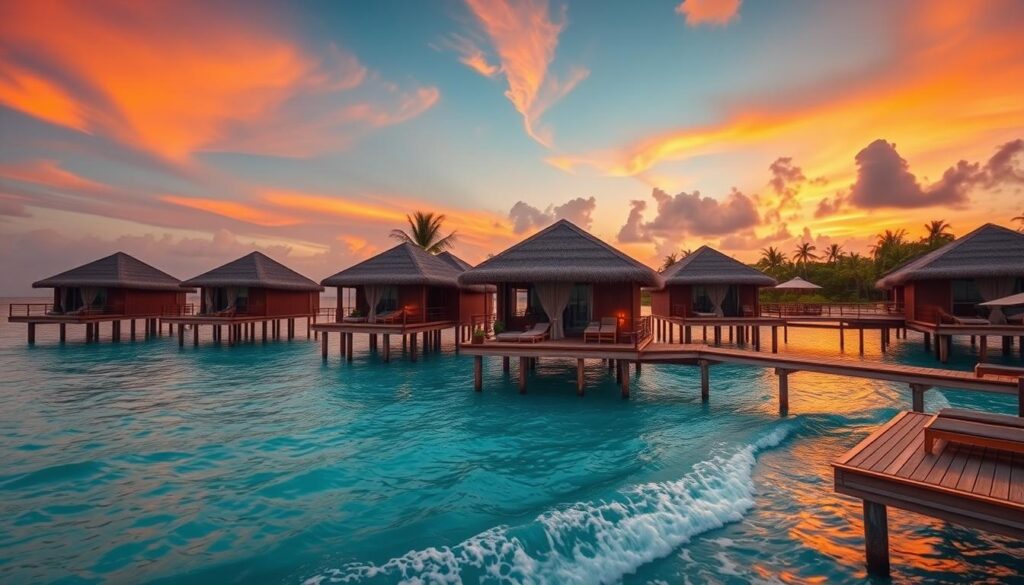 overwater bungalows in Punta Cana