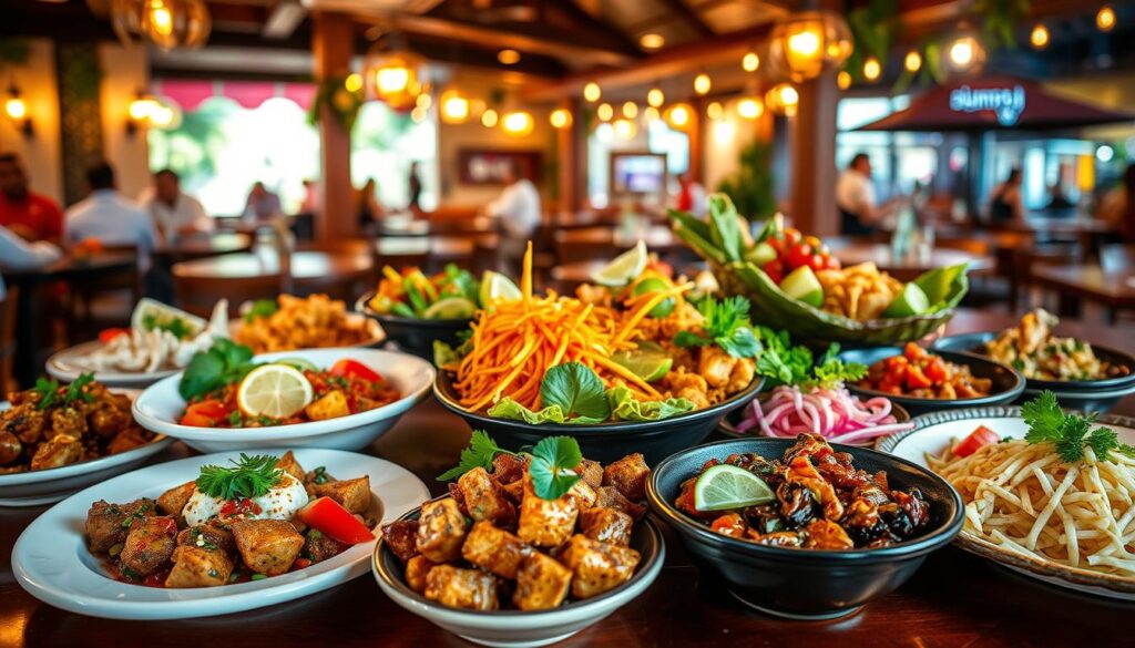 variety of cuisines
